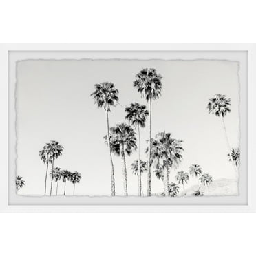 Marmont Hill California Palm Trees by Morgan Hartley Framed Wall Art
