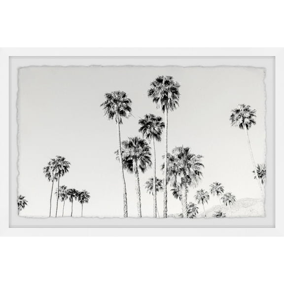 Marmont Hill California Palm Trees by Morgan Hartley Framed Wall Art