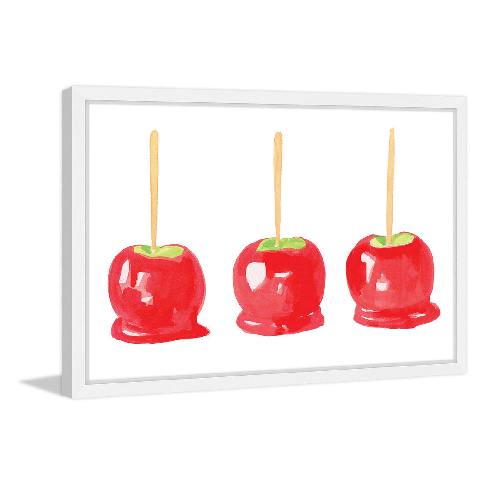 Marmont Hill "Candy Apples" by Molly Rosner Framed Painting Print