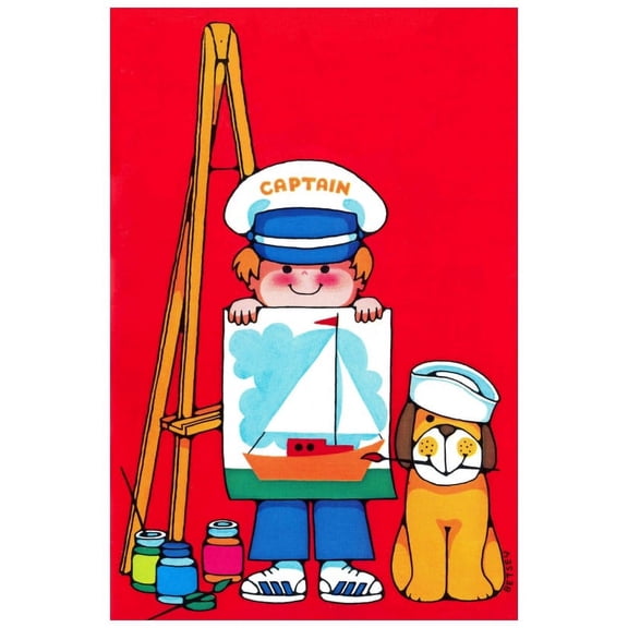 Marmont Hill 'Captain' Painting Print on Wrapped Canvas