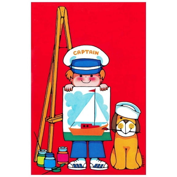 Marmont Hill "Captain" by Curtis Painting Print on Canvas