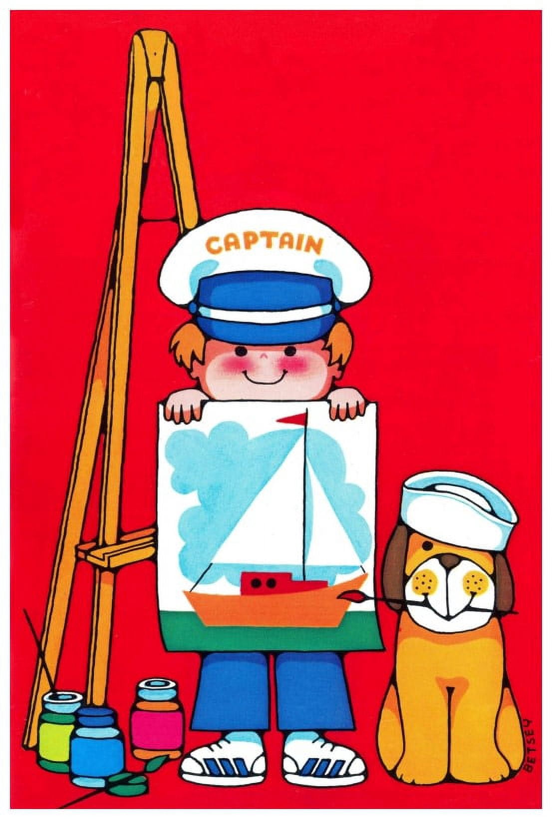 Marmont Hill "Captain" by Curtis Painting Print on Canvas