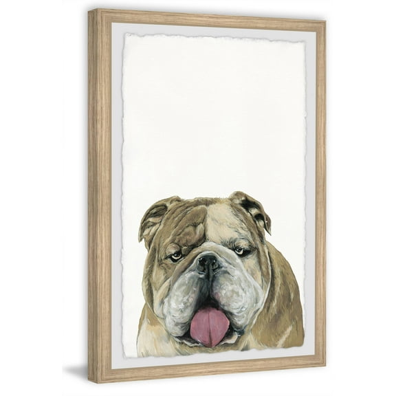 Marmont Hill "Captivating Look" Framed Painting Art Print, 8.00" x 1.50"