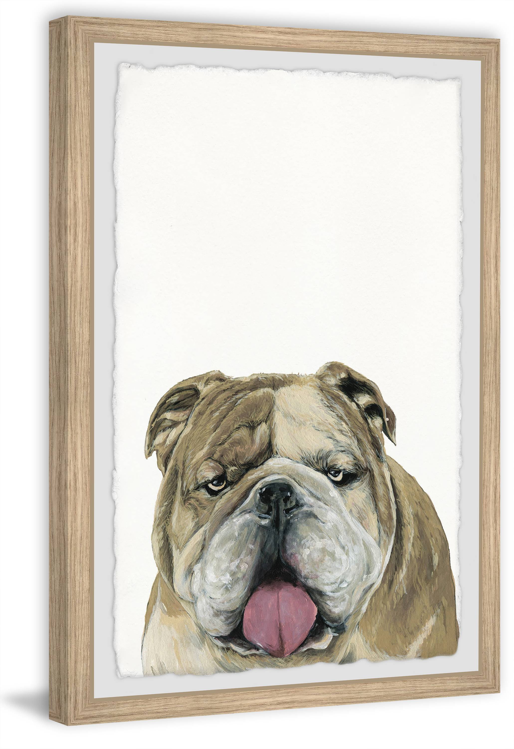 Marmont Hill "Captivating Look" Framed Painting Print