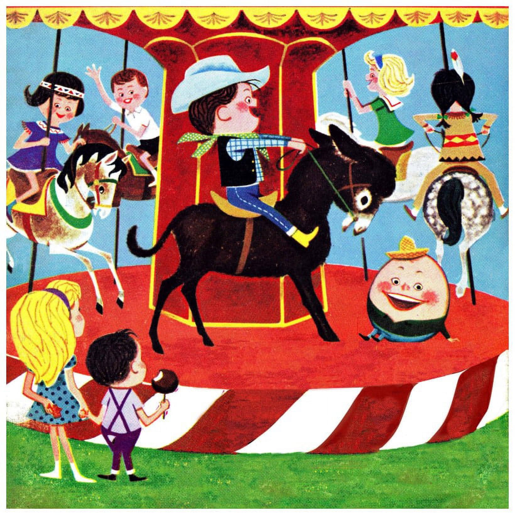 Marmont Hill "Carousel" by Curtis Painting Print on Canvas