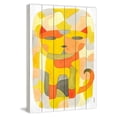 thumbnail image 1 of Marmont Hill "Cat 1" by Yolanta Gawlik Painting Art Print on White Wood, 1 of 7