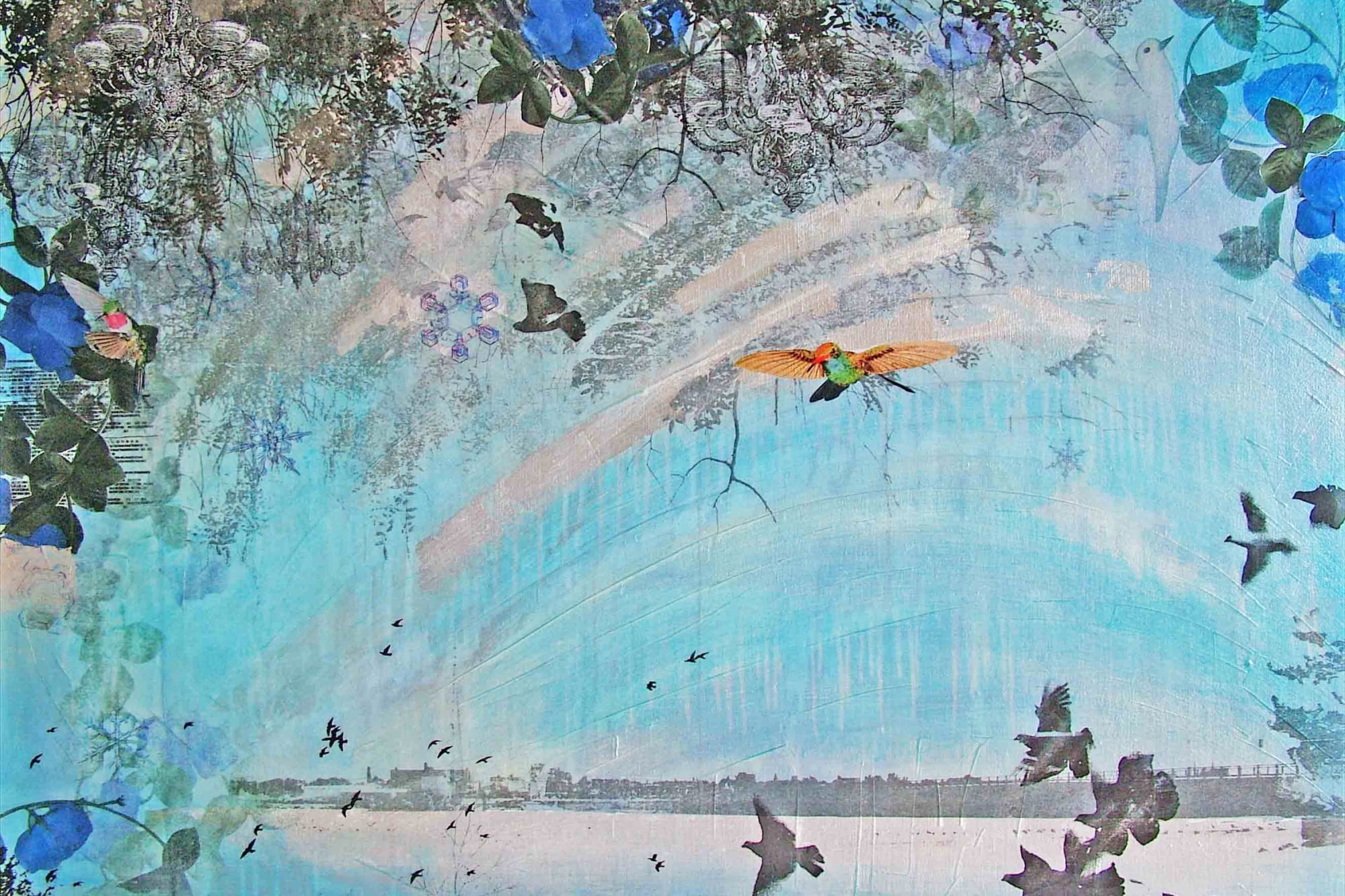 Marmont Hill "Celsius Scorpio" by Tracy Silva Barbosa Painting Print on Canvas