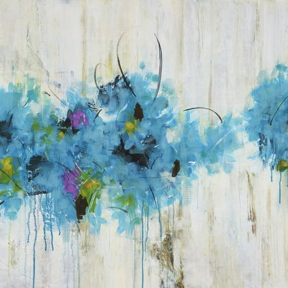 Marmont Hill - "Center Piece II-1" by Julie Joy Painting Print on Wrapped Canvas