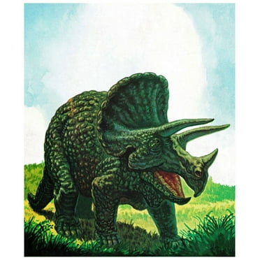 Marmont Hill "Ceratopsian" by Curtis Painting Print on Canvas