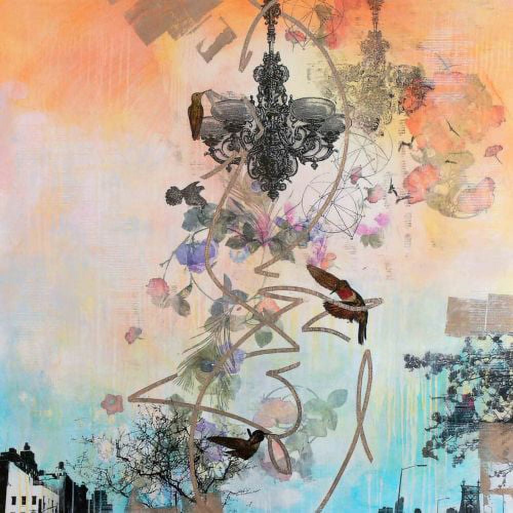 Marmont Hill "Chandelier" by Tracy Silva Barbosa Painting Print on Canvas
