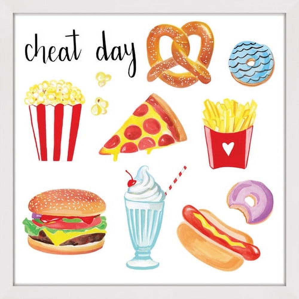 Marmont Hill "Cheat Day" by Molly Rosner Framed Painting Print