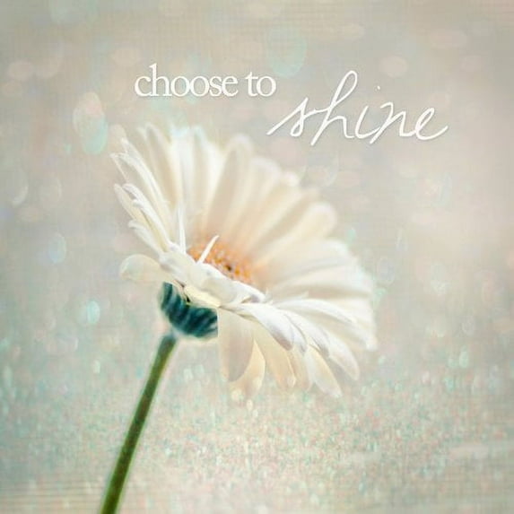 Marmont Hill "Choose to Shine" Sylvia Cook Painting Print on Canvas