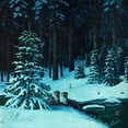 thumbnail image 1 of Marmont Hill "Christmas Forest" Painting Print on Wrapped Canvas, 1 of 5