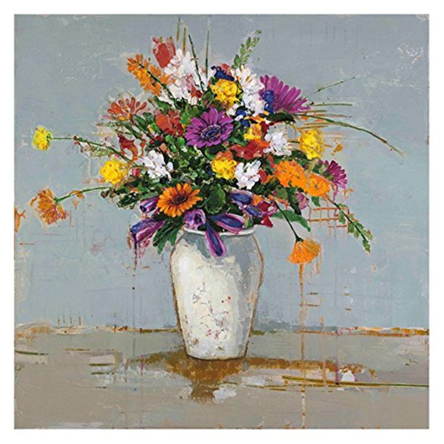 Marmont Hill "Chroma Moments I" by Julie Joy Painting Print on Wrapped Canvas