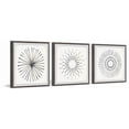 thumbnail image 1 of Marmont Hill Circle Lines II Triptych, 1 of 6