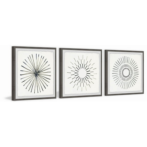 Marmont Hill Circle Lines II Triptych