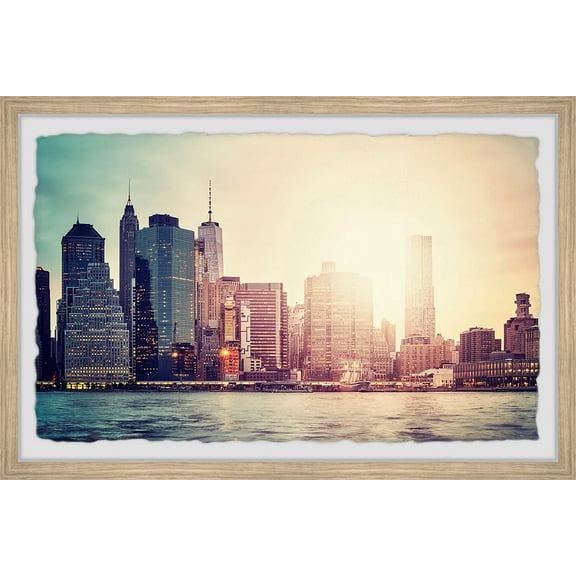 Marmont Hill City Morning Light Framed Wall Art