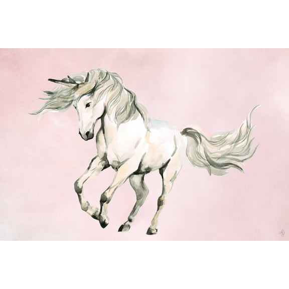 Marmont Hill Classic Beauty Unicorn Canvas Wall Art