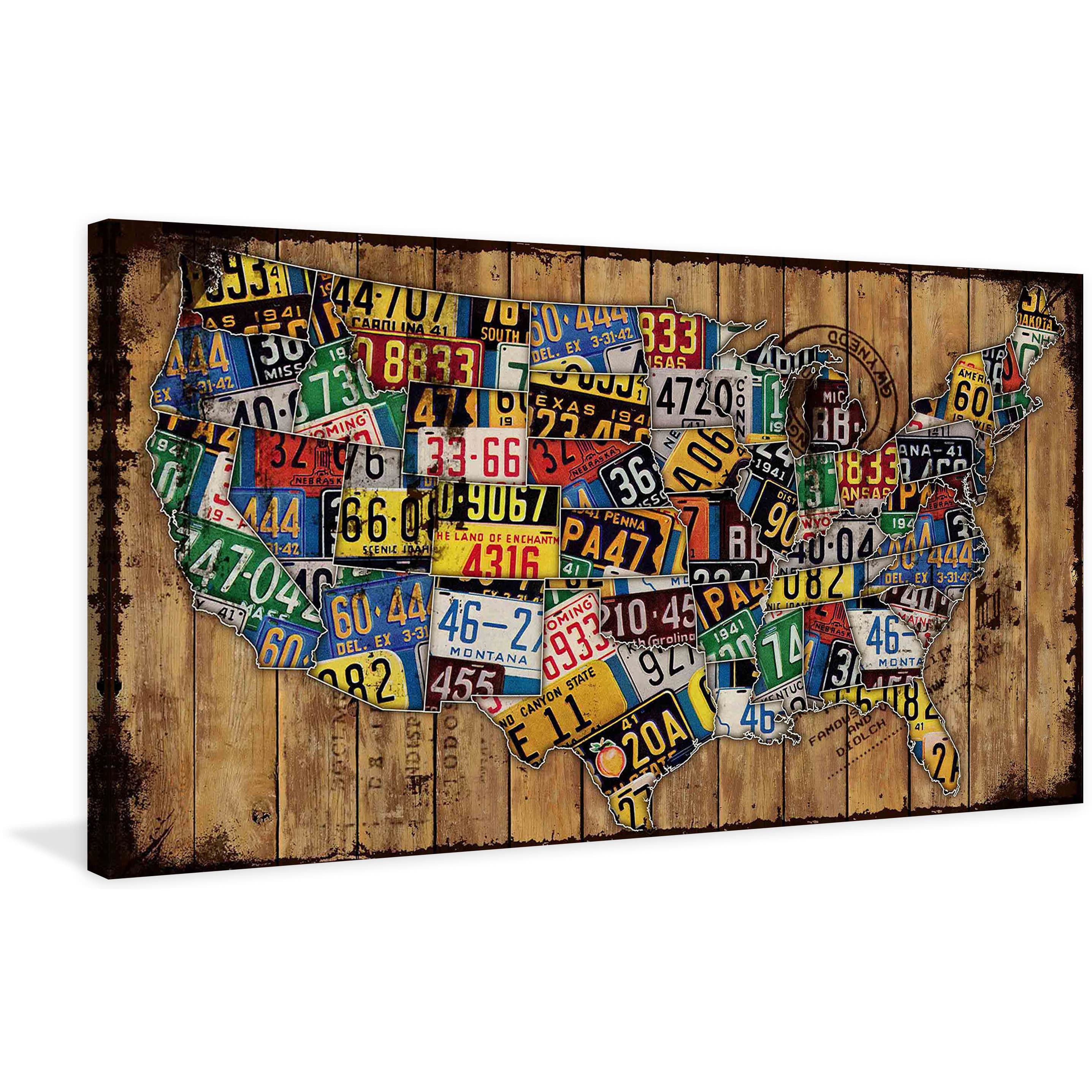 Marmont Hill Inc Marmont Hill - Classic Plates Painting Print on Canvas
