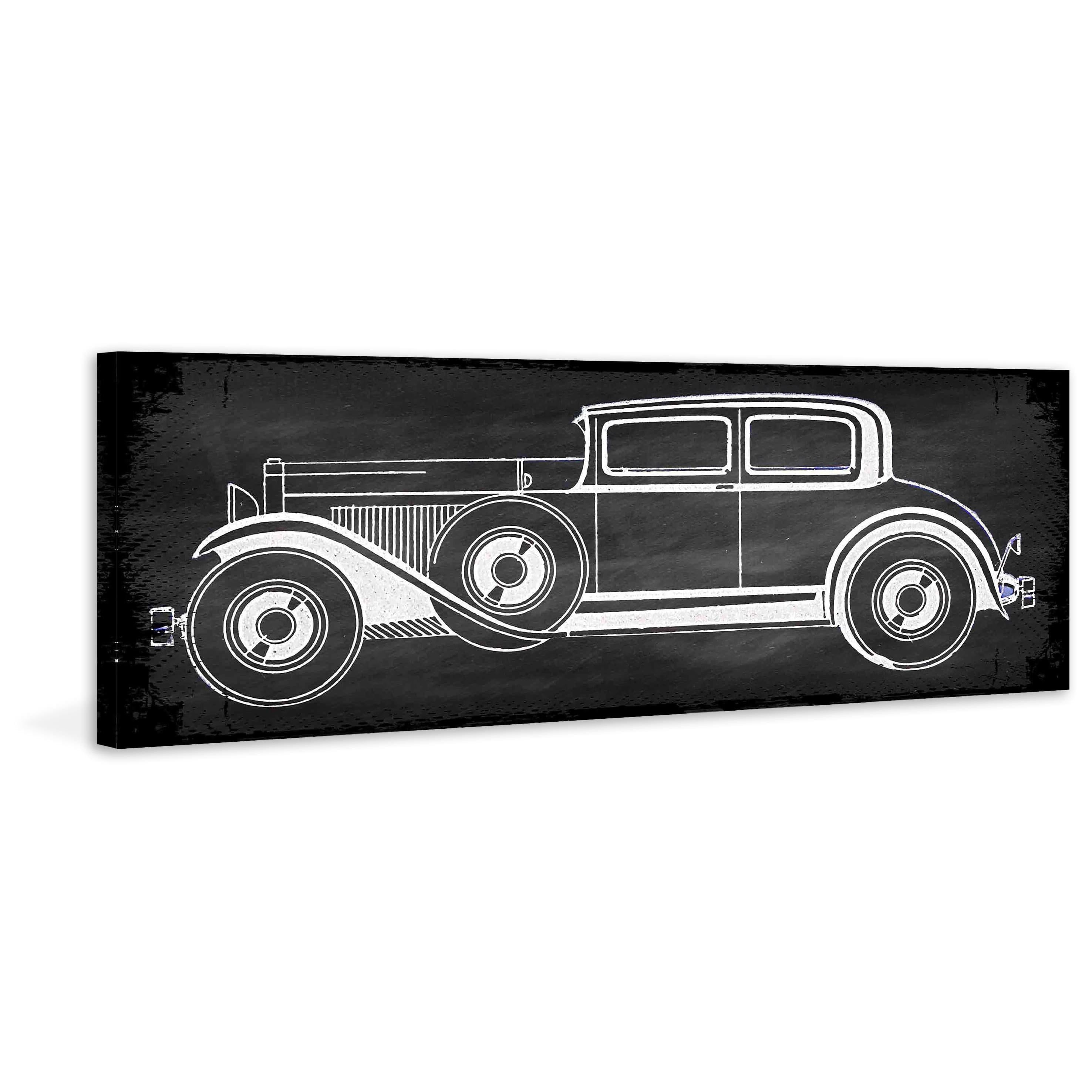 Marmont Hill "Classic in Black" Painting Print on Canvas