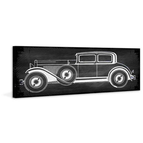 Marmont Hill "Classic in Black" Painting Print on Canvas