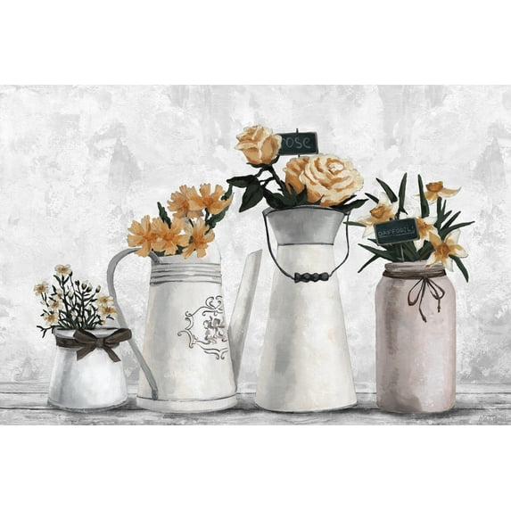 Marmont Hill Classy Flowers Canvas Wall Art