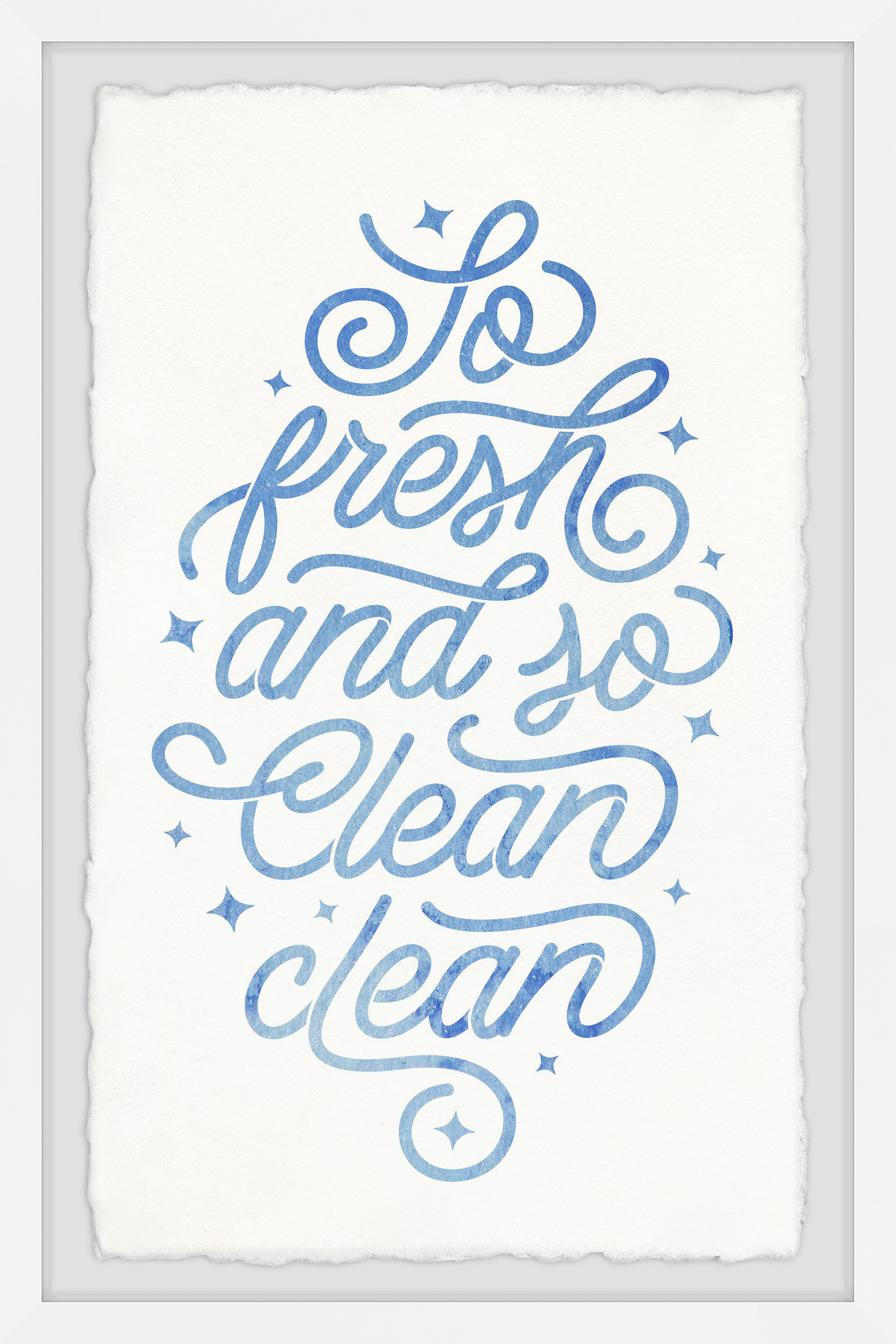 Marmont Hill Clean and Fresh Framed Wall Art