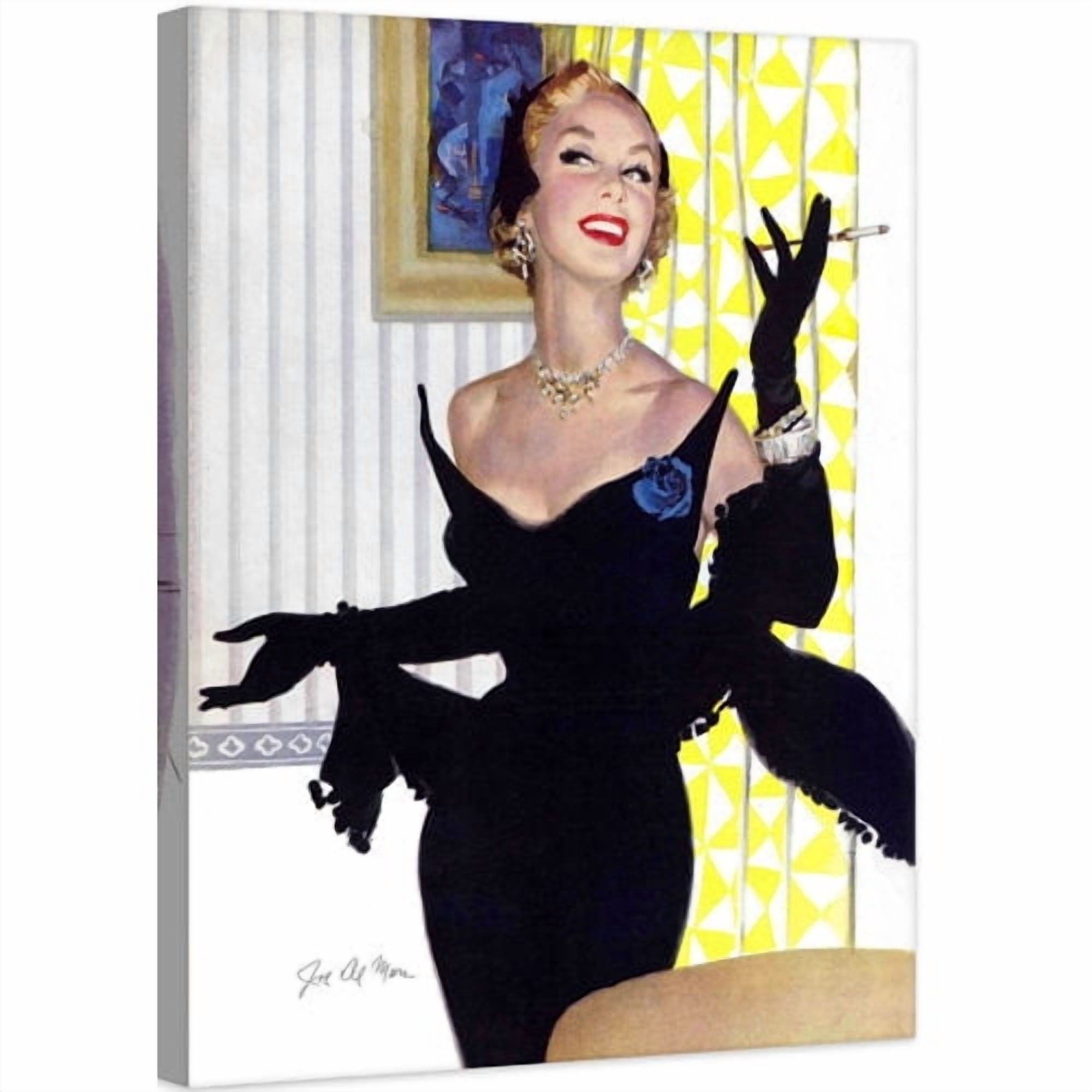 Marmont Hill "Clever Women Are Dangerous Too" by Joe de Mers Painting Print on Canvas