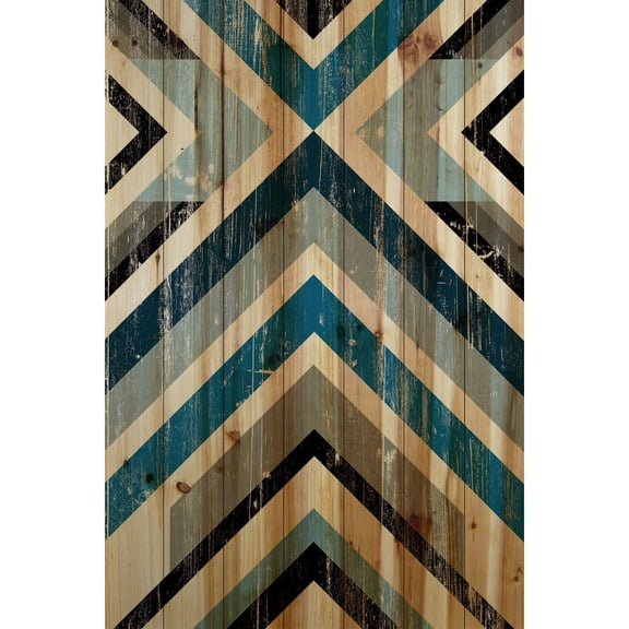 Marmont Hill Climbing Vees Pinewood Wall Art