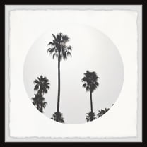 Marmont Hill Coconut Peaks Framed Wall Art, 12" x 12"