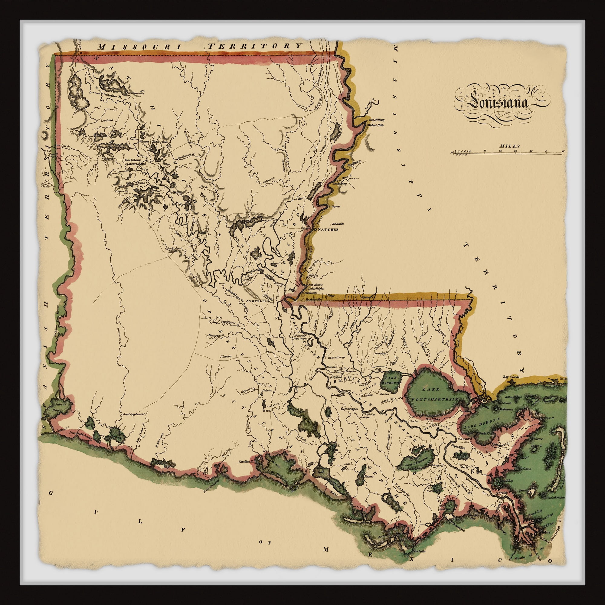 Marmont Hill Colored Outline Framed Wall Art