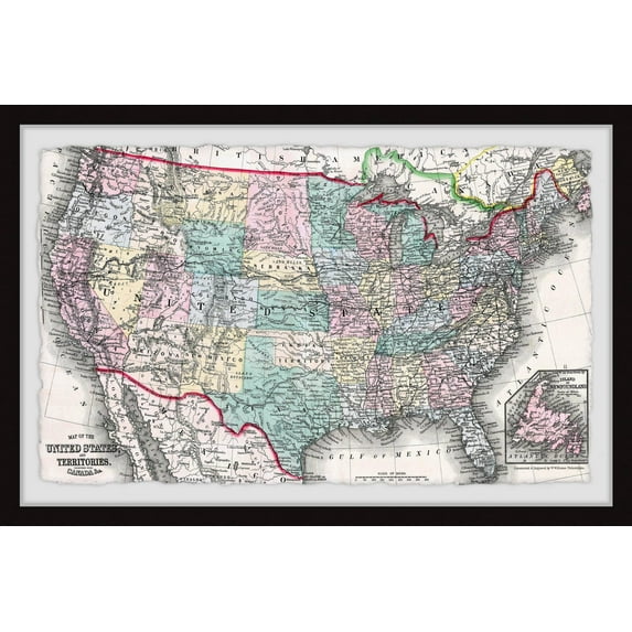 Marmont Hill Colorful City Framed Wall Art, 24" x 36"