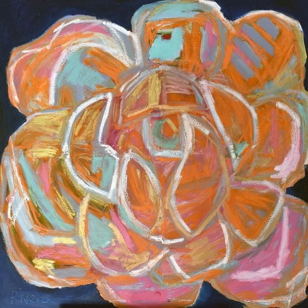 Marmont Hill "Colorful Magnolia I" by Michelle Rivera Painting Print on Wrapped Canvas