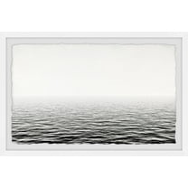 Marmont Hill Colorless Sea Framed Wall Art, 8" x 12"