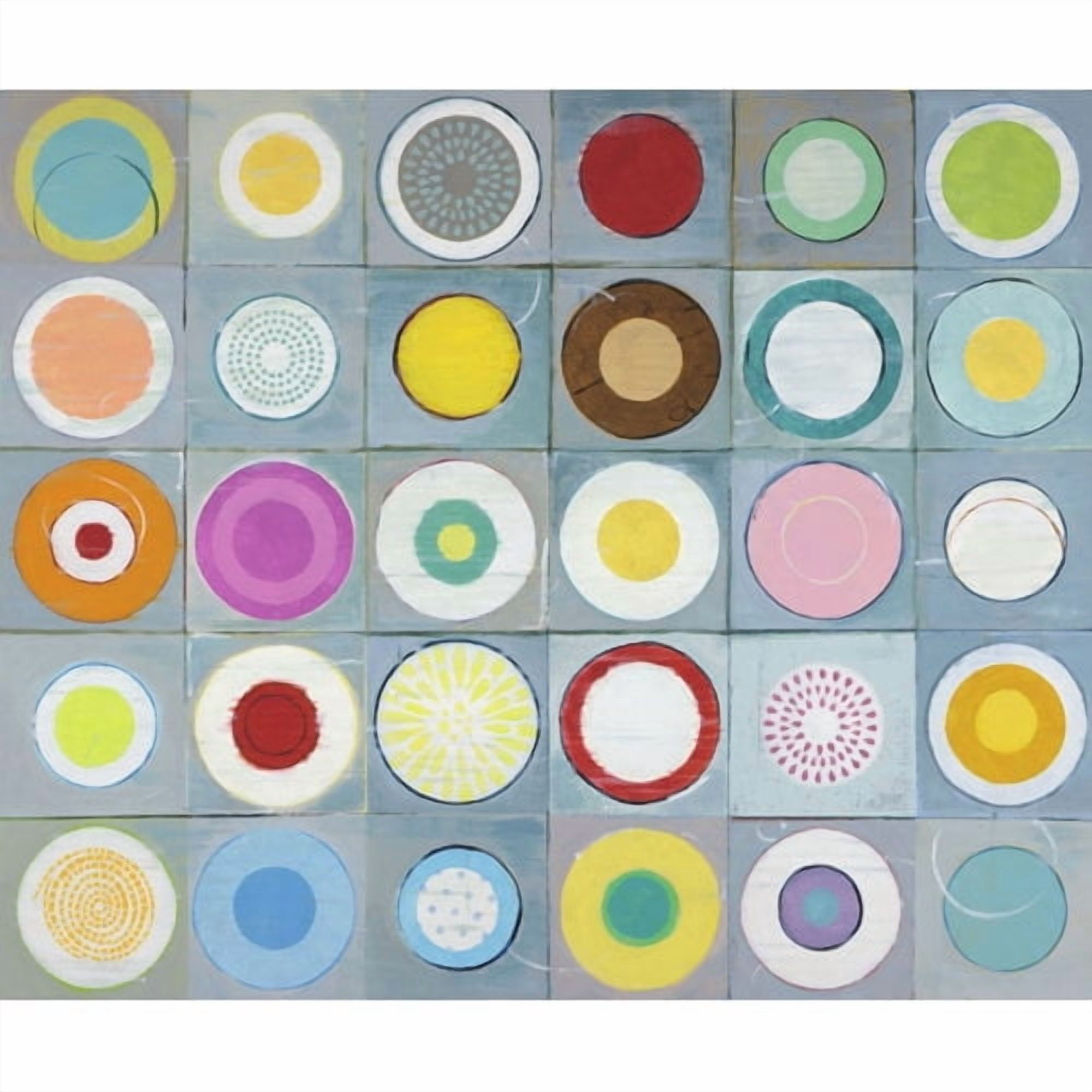 Marmont Hill - "Colors Round" by Julie Joy Painting Print on Wrapped Canvas