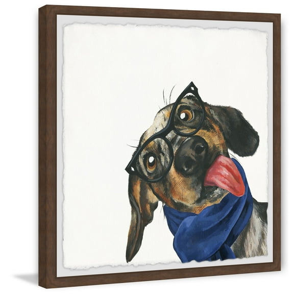 Marmont Hill "Comical Side" Framed Painting Art Print, 12.00" x 1.50"