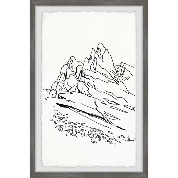 Marmont Hill Conquer the Peak Framed Painting Print