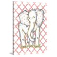 thumbnail image 1 of Marmont Hill "Coral Elephant" by Reesa Qualia Painting Print on Wrapped Canvas, 1 of 1