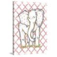 thumbnail image 1 of Marmont Hill "Coral Elephant" by Reesa Qualia Painting Print on Wrapped Canvas, 1 of 1