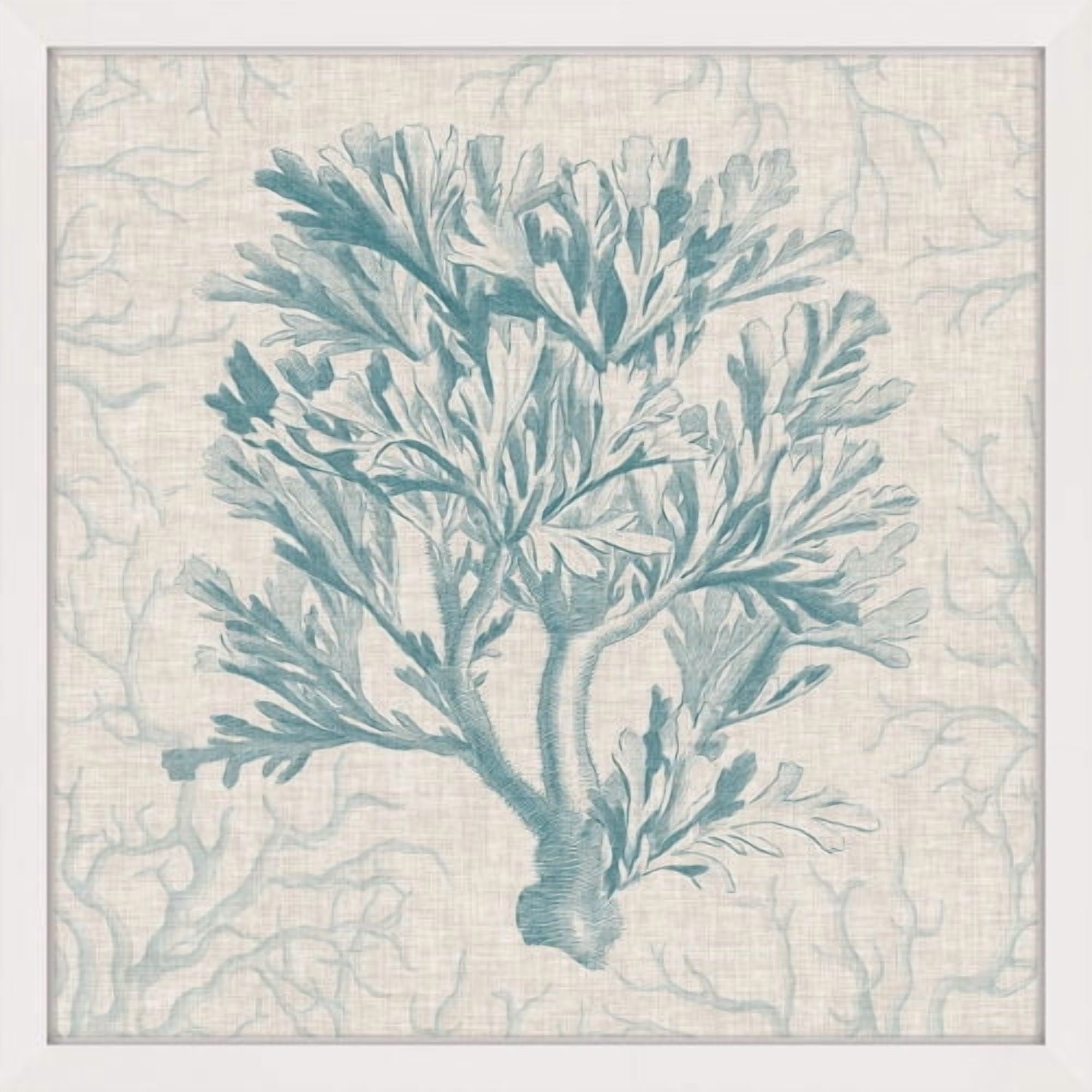 Marmont Hill "Coral Motif I" Framed Painting Print