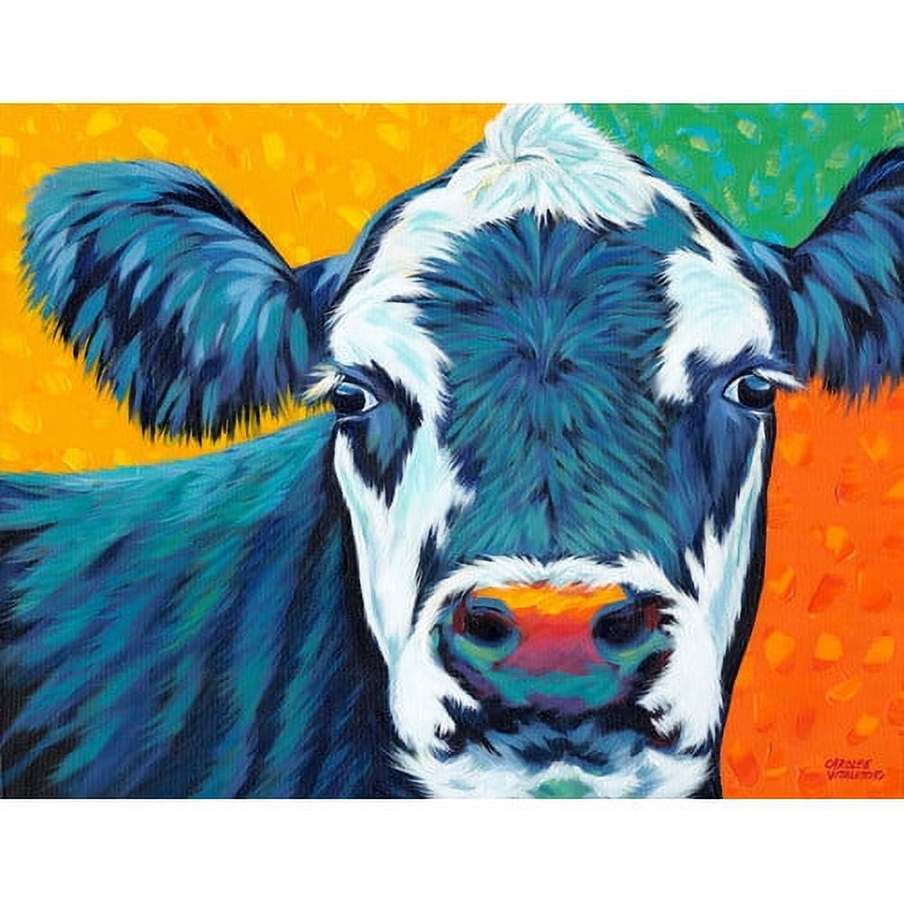 Marmont Hill "Country Cow I" Painting Print on Wrapped Canvas