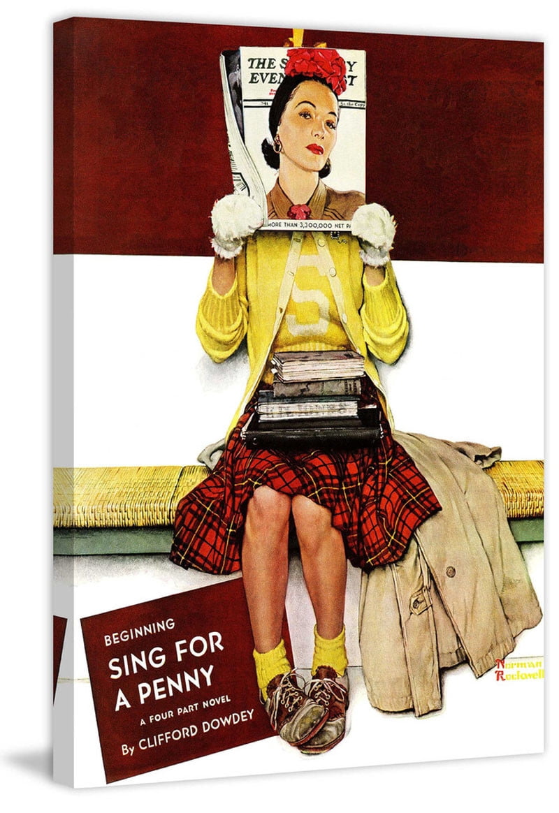 Marmont Hill 'Cover Girl' by Norman Rockwell Painting Print on Wrapped Canvas