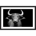 thumbnail image 1 of Marmont Hill "Cow Stare" Framed Painting Print, 1 of 5