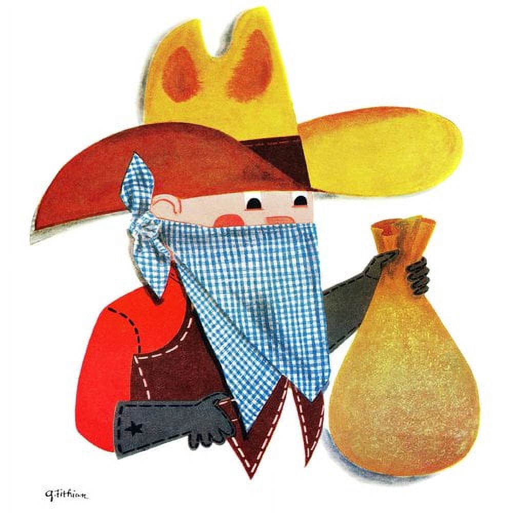 Marmont Hill "Cowboy" by Curtis Painting Print on Canvas