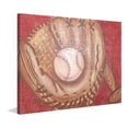 thumbnail image 1 of Marmont Hill "Crackle Baseball" by Reesa Qualia Painting Print on Wrapped Canvas, 1 of 5