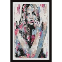 Marmont Hill Cross Arm Framed Wall Art, 8.00" x 1.50"