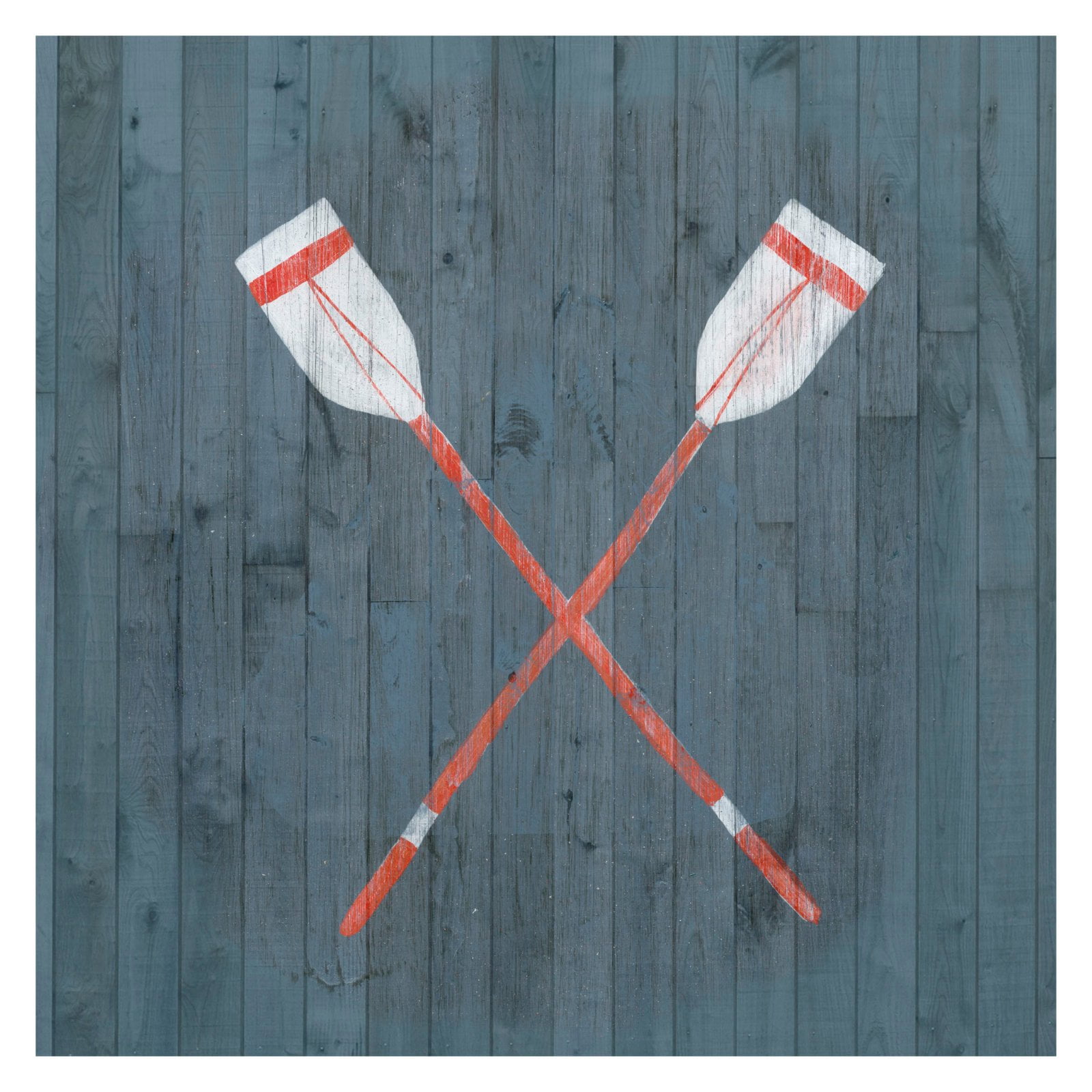 Marmont Hill Crossed Oars II Painting Wall Art Print