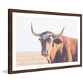 thumbnail image 1 of Marmont Hill "Curious Bovine" Framed Painting Print, 1 of 5
