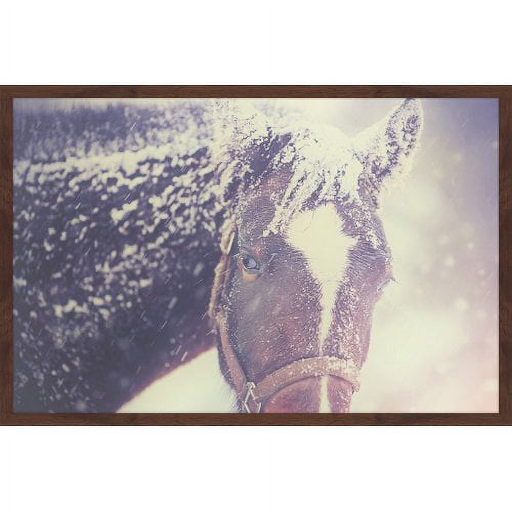 Marmont Hill "Curious Horse" Framed Painting Print