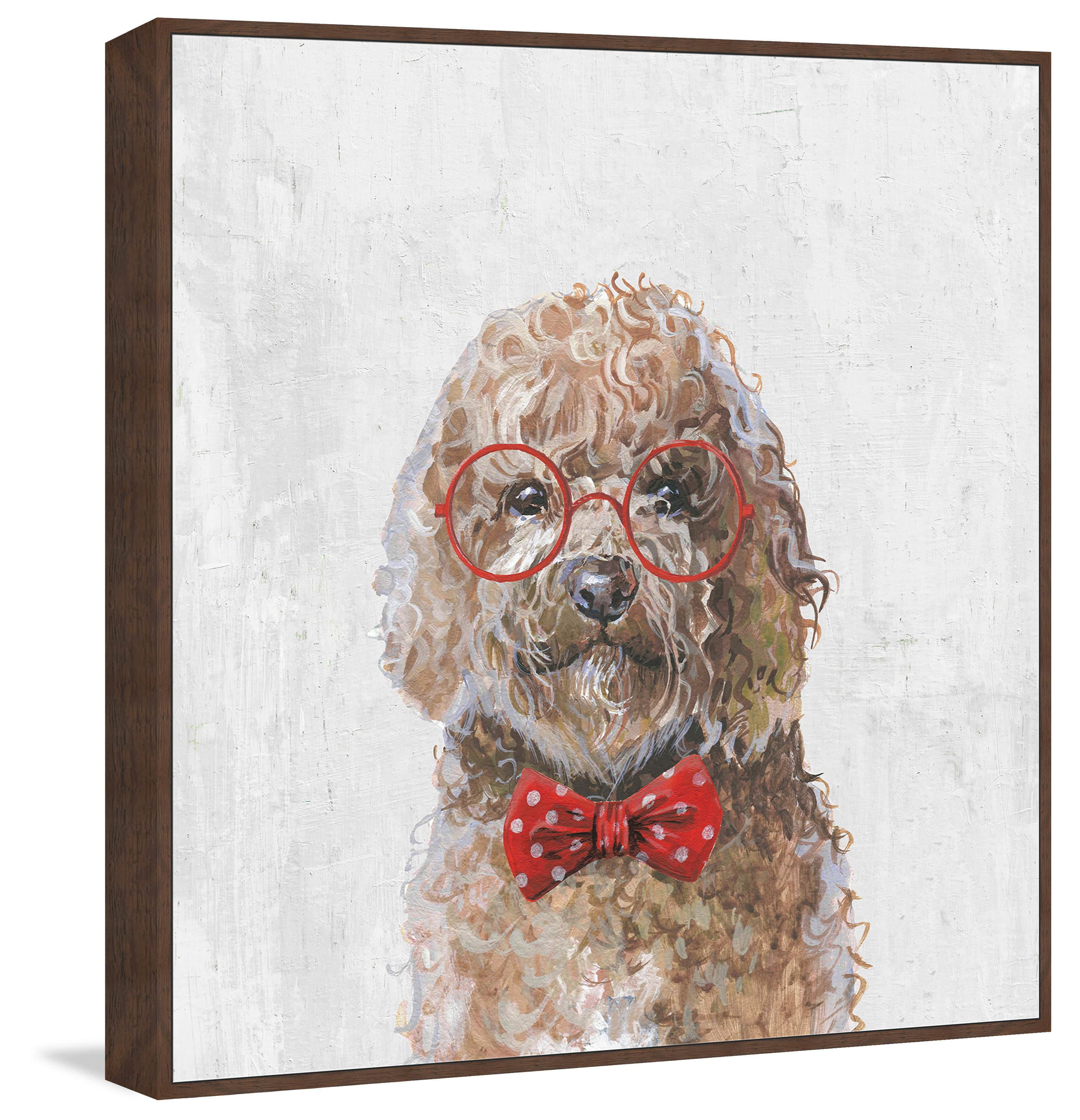 Marmont Hill "Curly and Shaggy" Floater Framed Painting Print on Canvas